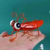 1 Pcs Outdoor Tree Wall Art Garden Grasshopper Statue Garden Cute Metal Grasshopper Statue Decoration Desk Accessories