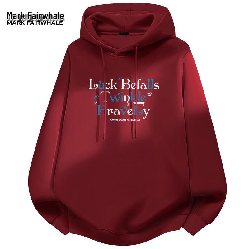 Mark Fairwhale Men's Casual Hooded Sweatshirt