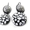 NOA [J1761] - Boucles Créateur 'Safari' noir blanc