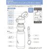 Skater Children's Stainless Steel Direct Drinking 3D Water Bottle Kids 480ml Unicorn Girls SDPV5-A