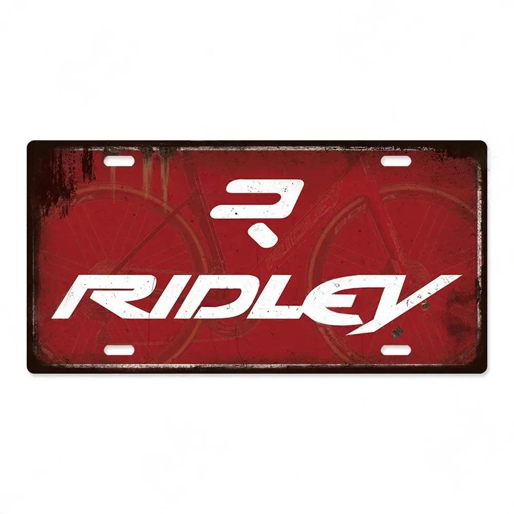 Klassische Metallschild-Dekoration Fahrradmarke Blechschild Handwerk Wanddekoration Schilder für Bar Garage Fahrrad Rostige Plakette 15x30cm Zinn Bo