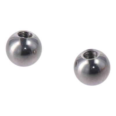 4Pcs Inner Tooth Stainless Steel M4/M6 Ball Nuts Knob Round Silver Female Ball Head Thread Nut Lighting Machinery DIY Decoration