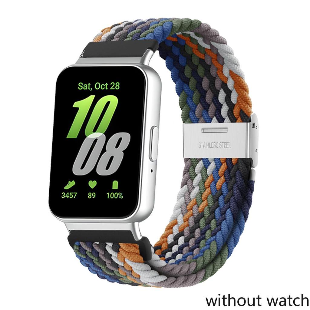 Braided Bands for Samsung Galaxy Fit 3 Sports Strap Adjustable Replacement Correa Nylon Bracelet for Samsung Galaxy Fit3 Band