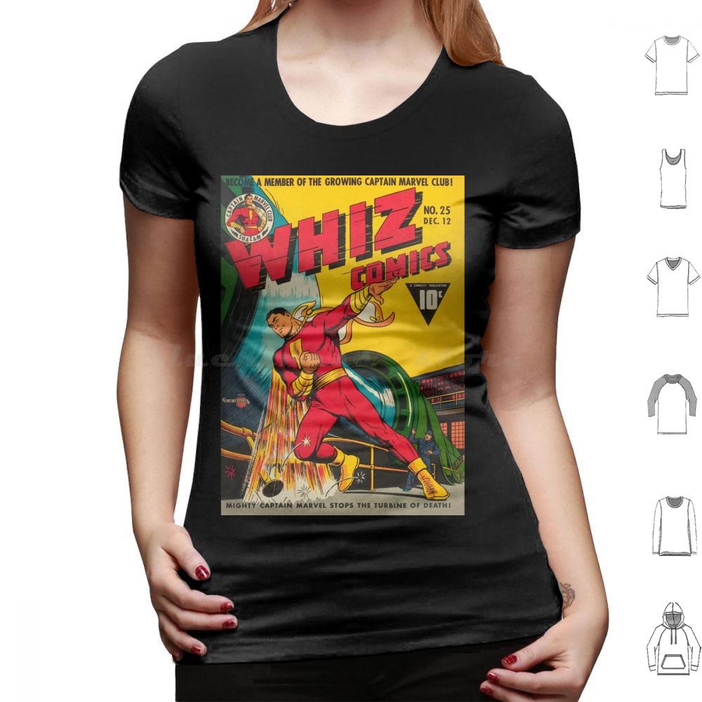 Whiz Comics 25 T Shirt 6xl Cotton Cool Tee Shazam Captain Golden Age Comics Superhero Retro 1940s Vintage Classic Old Graphic