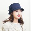 ZHENYUEQI Autumn/Winter Rolled-Brim Felt Dome Hat