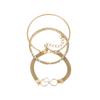 Hot Sale Simple Infinite Symbol Styling Piece Set Bracelet Creative Word Bracelet Girl Jewelry