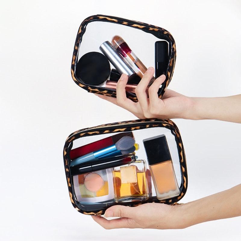 Portable Cosmetic Organizer Bag with Spacious Interior for Makeup Brushes for Beauty Enthusiasts and Frequent Traveler