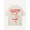 Koszulka Slow Sunday Coffee Club Letnia Codzienna Bawełniana Damska Męska 2026 Kolejna Bawełniana Krótki Rękaw Wygodna Oddychająca Damska Męska Odzież