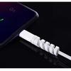 Phone USB Charger Cable Accessories, Silicone Spiral Winder and Cord End Protector Saver Cover