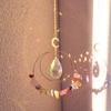 Home Decor Crystal Wind Chime Pendant Hanging Curtain Crystal Sun Catcher Rainbow Star Moon Family Wedding  Window Pendant Craft