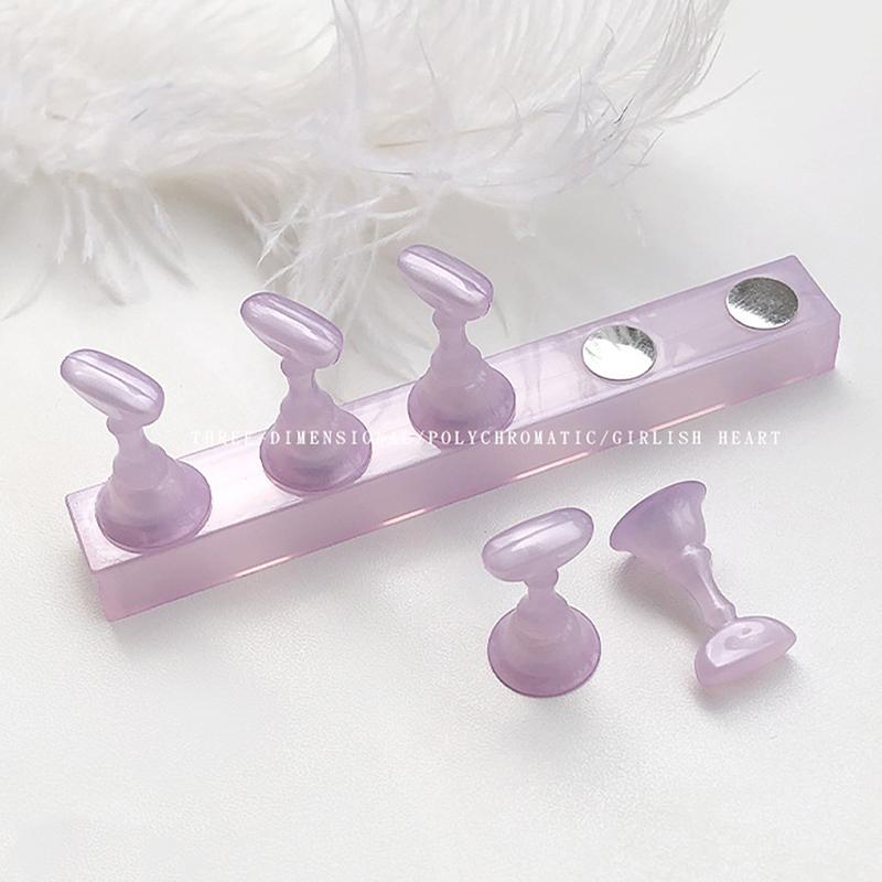 5 sztuk Fałszywe tipsy Ćwicz Stojak treningowy Uchwyt Podstawa Aurora Akrylowe zdobienia paznokci