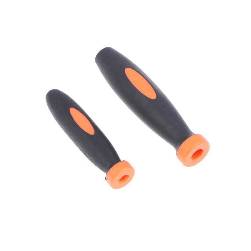 New 10pcs Rubber Files Handles TPR Grip Files Handles File Handles For Small Files Wooden Hard Rubber TPR+PP Hand Tool