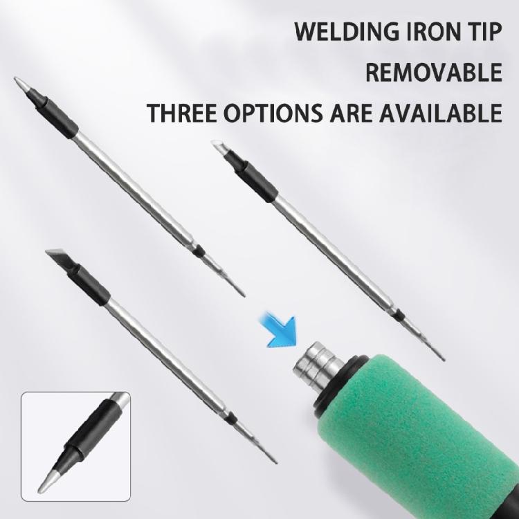 USB Intelligent Electric Soldering Iron 230-450℃ Rapid Heating Soldering Pen Rechargeable Carrying Case Adjustable