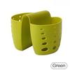 Kitchen Tools Kitchen Sink Saddle Style Double Silicone Sponge Holder Sink Rack Storage Organizer Soap Kitchen