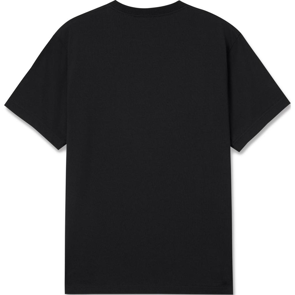 Levis Letter Character Print Loose Fit Crew Neck Short Sleeve T-Shirt Men T-Shirts Black 001AQ-0000