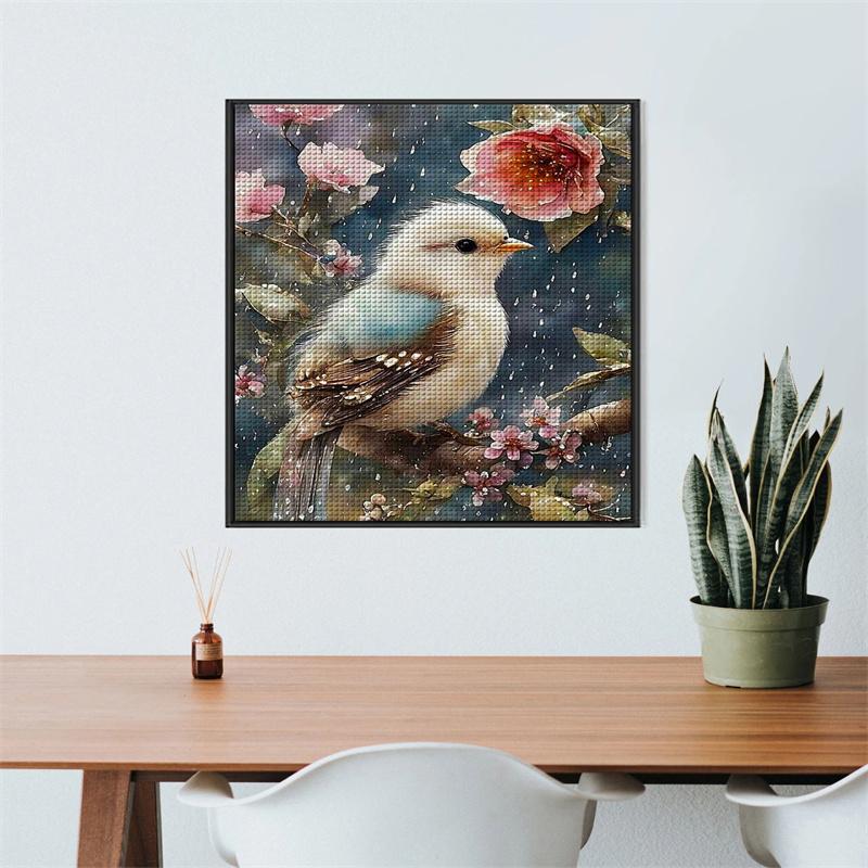 DIY Diamond Painting Birds On The BranchCross Stitch Kit Mosaic Art Diamond Painting Full Circle/Square Diamond Home Decoration