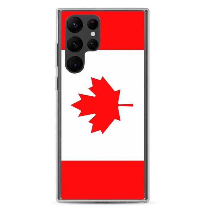 Coque Téléphone - Samsung - Galaxy S10e - Drapeau Canada - Souple - Multicolore