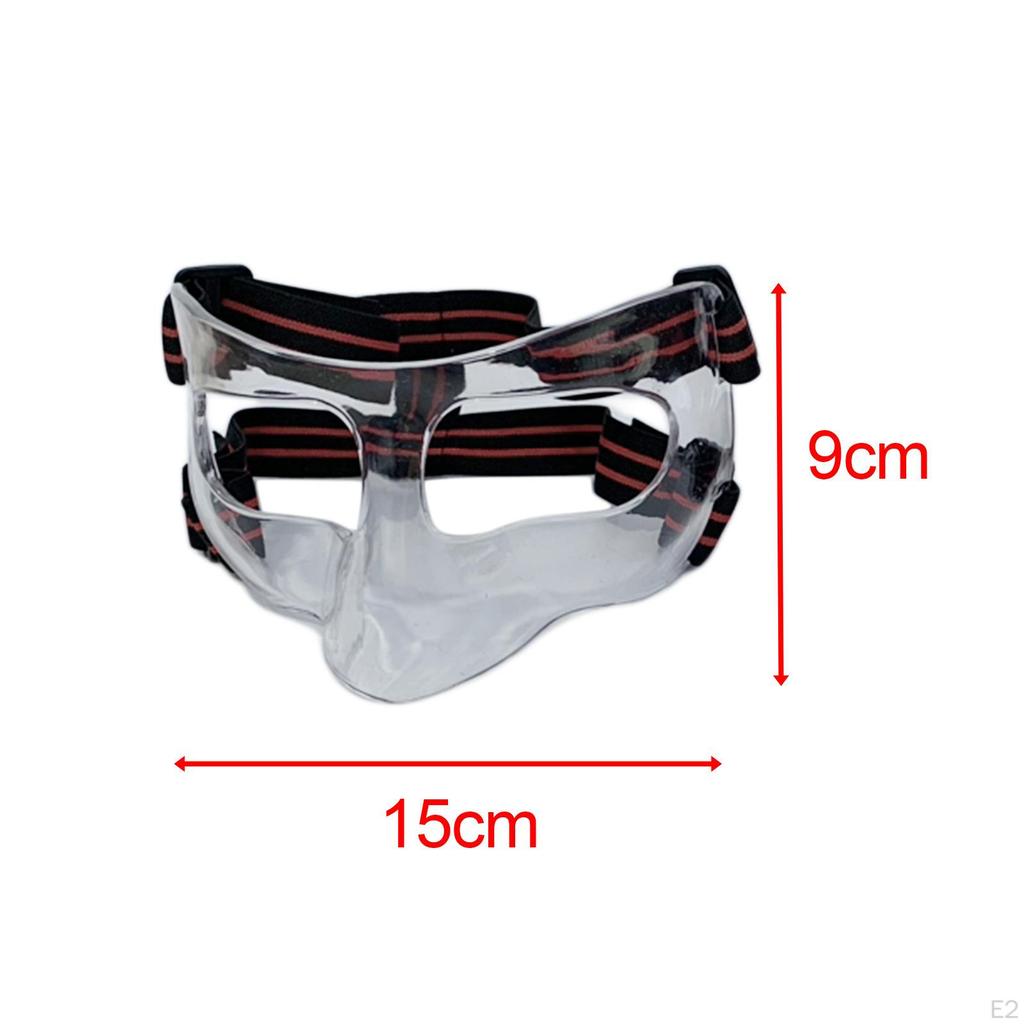 Guard with Nose Protection for Soccer and Basketball - Adjustable Strap