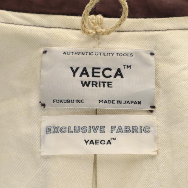 YAECA Light linen blend Chester coat M Brown WRITE Men's Used