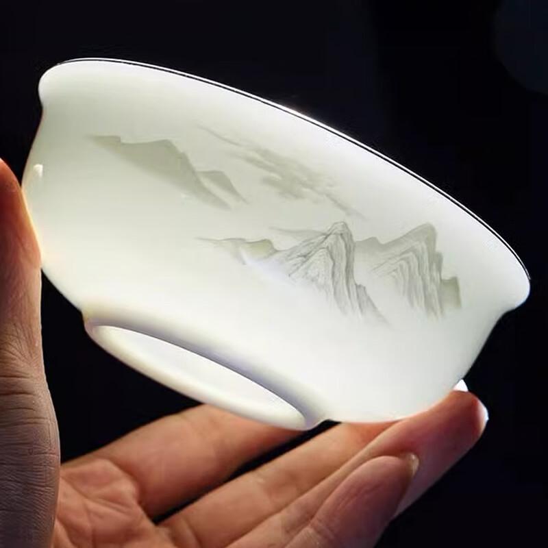 Ru Han Strong Bone China Chaoyang Tasse und Untertasse Set