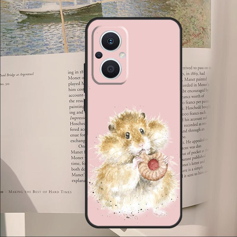 Kaninchen Maus Hamster Hülle Für OPPO Reno 14 13 11 10 Pro 12F 11F 13F 14F 7 8 Lite OPPO Find X6 X5 X8 X9 Pro Hülle
