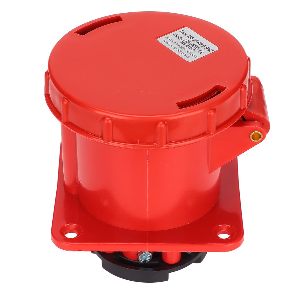 5 Pin Industrial Plug IP67 Waterproof Industrial Socket for Breweries Workshops Camping Sports 220‑380V 240‑415V