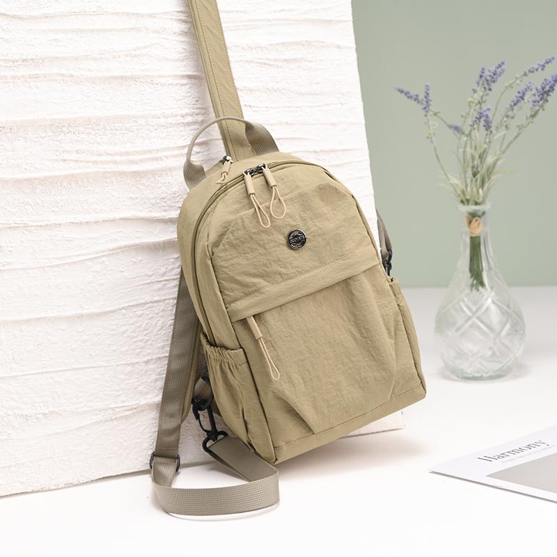 Multifunctional Backpack Women's Bag Large Capacity Travel Backpack Lightweight Chest Bag