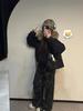 Women's 2025 Korean Style Fleece-Lined Thickened Parka - Cotton-Padded Winter Jacket