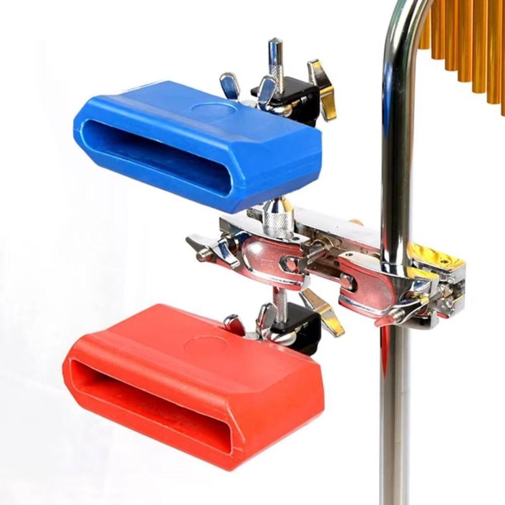 Cheering Bell Drum Clapper Jazz Style Drum Jam Block Durable Drum Bell Set  Percussion Instruments