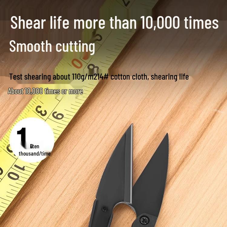 U-Shaped Spring Yarn Scissors for Sewing, Paper Cutting & Fishing Line