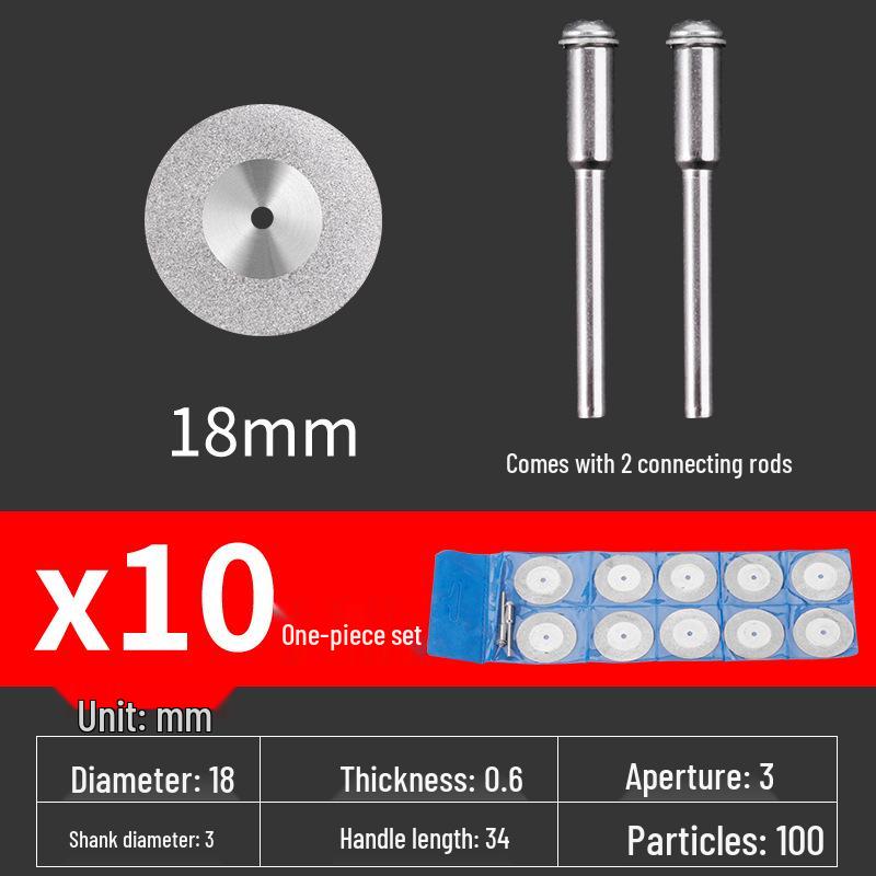 Diamond Blade for Jade, Ceramic, and Glass Cutting - Toothless Saw for Grout Cleaning and Gap Filling with Electric Grinder