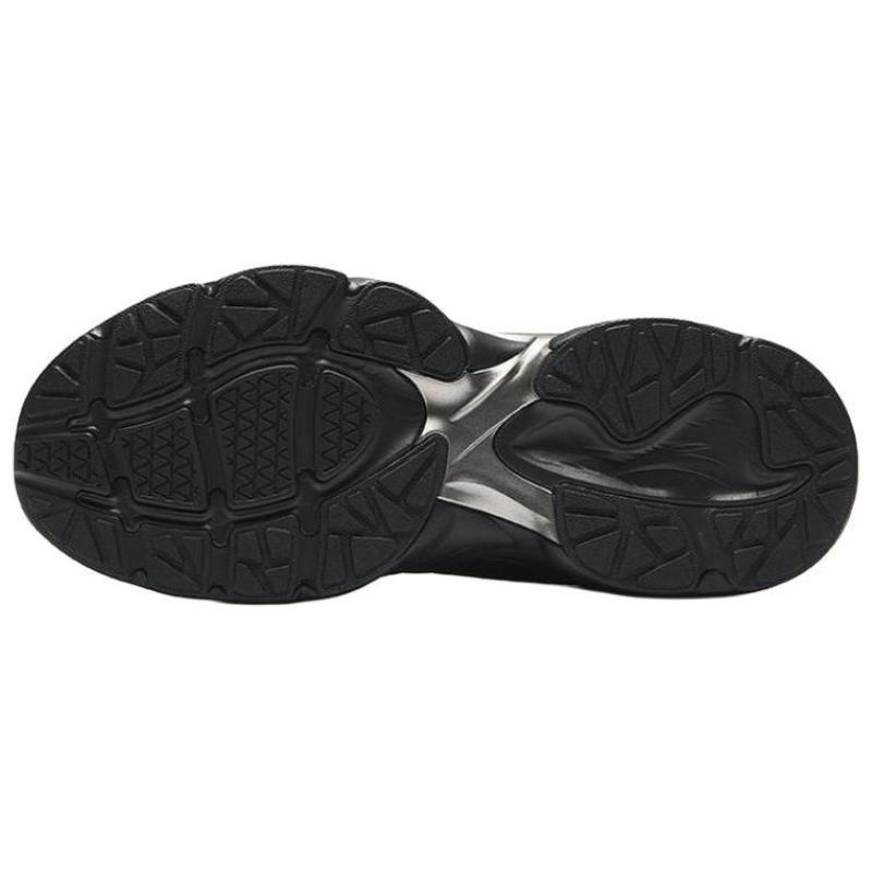 Anta Millennium Glacier Slip Resistant Abrasion Resistant Low Top Casual Shoes Men's Black Silver Sneakers