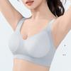 Seamless Bra Women's Thin Underwear Gathering and Tapering Breasts Anti-sagging Bra Breathable Large-sized Bra Without Underwire