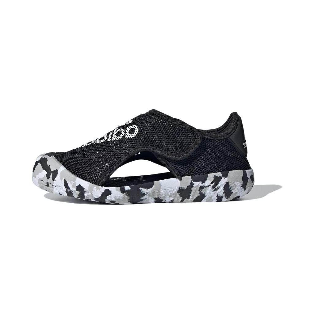 Adidas Altaventure Comfortable Casual Non-Slip Shock Absorbing Sandals Kids Sandals Black White ID7859
