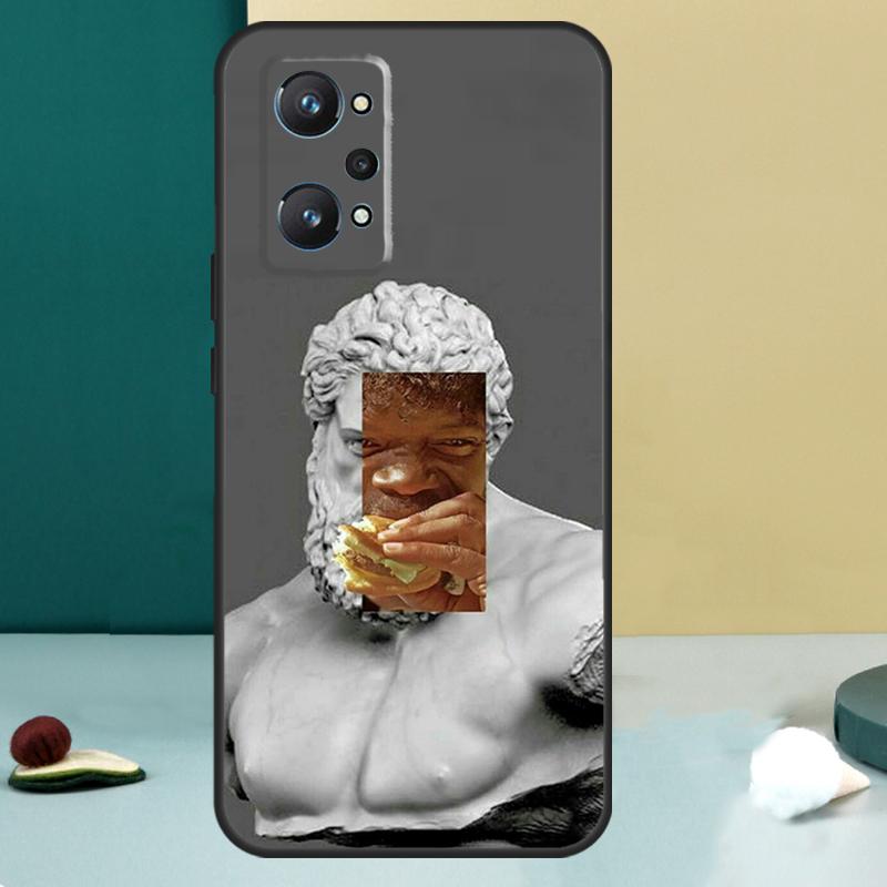 

Famous Aesthetic Statue For Realme GT 6T 5 6 GT 7 Pro C67 C75 C61 C55 C53 C51 C21Y C25S 10 11 12 13 14 Pro Plus Case Realme C35