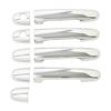 8 Pcs Car Exterior Door Handle Cover ABS Chrome Door Protector with Keyhole for Camry 02‑06