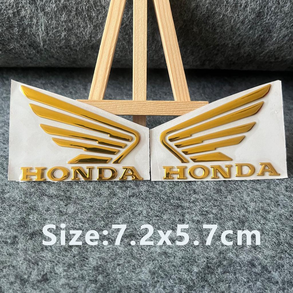 3D Honda Sticker Logo Tank Wing Decals