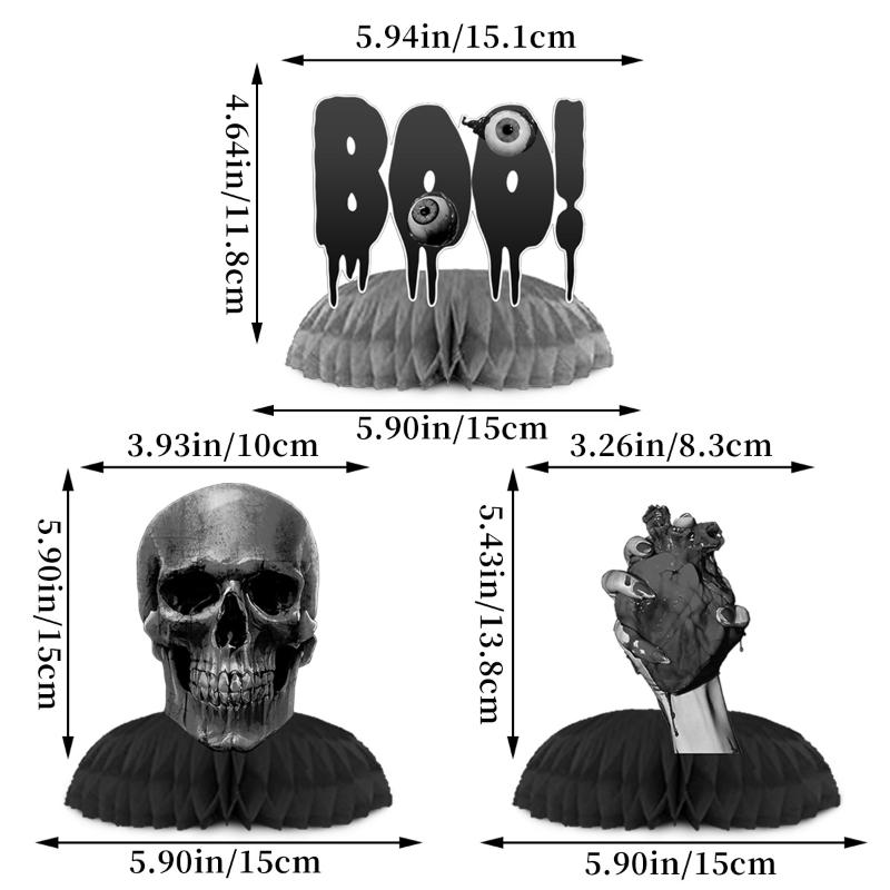 Halloween Disposable Tableware Set - Horror Bloody Handprint Design (Plates + Cups + Napkins), Home Party Table Decoration