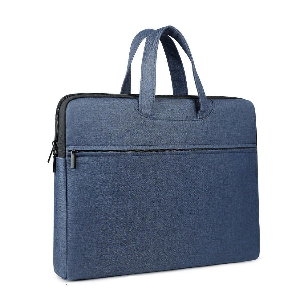 Document Large Capacity Business Briefcase Shockproof Zipper Storage Handbag Laptop Bag  Office Use