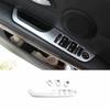 For 2005-2012 BMW 3-Series E90 Silver Glass Window Lifting Panel Decoration 4PCS
