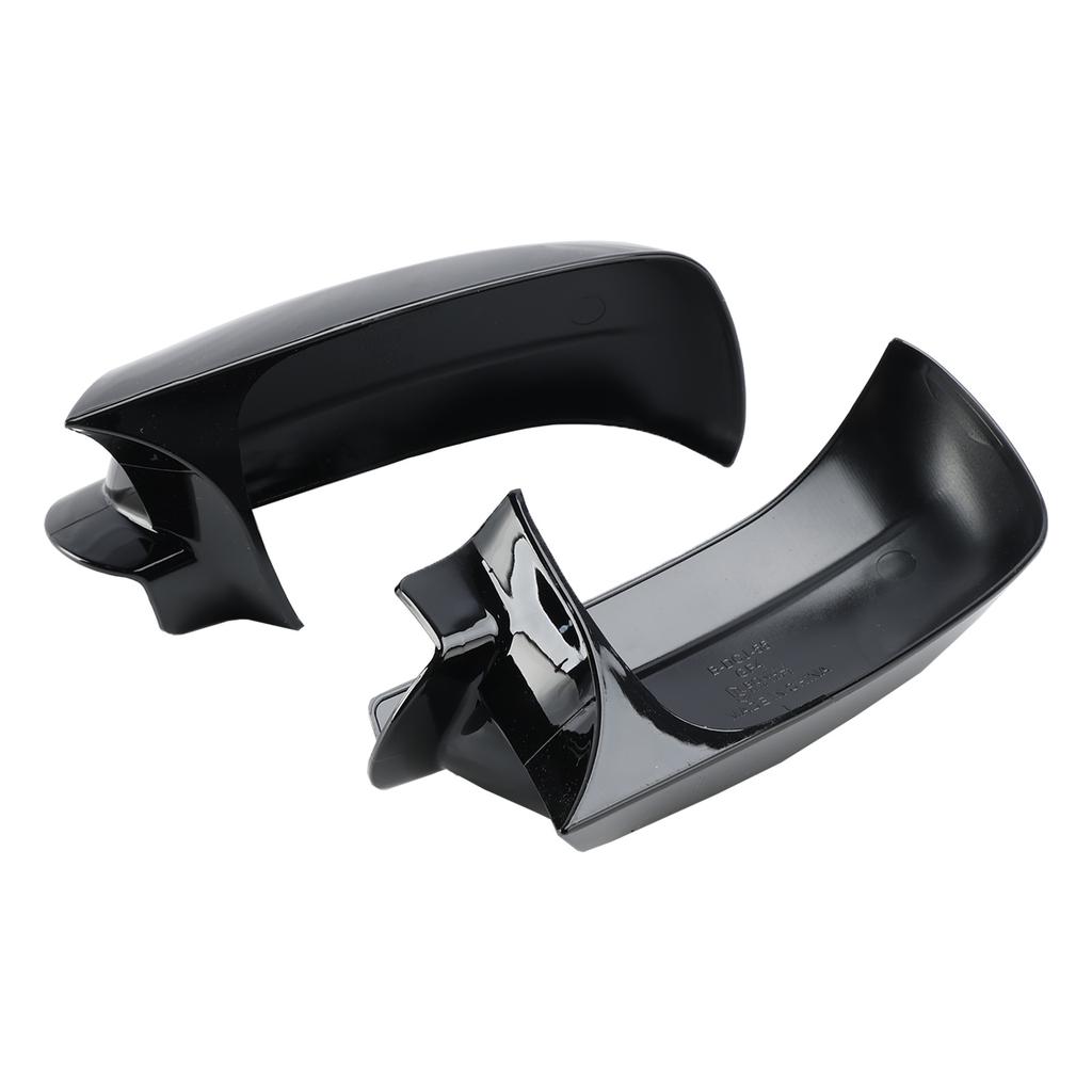 Glänzend Schwarz Flügel Außenspiegel Abdeckkappen Links + Rechts für VW Golf Mk4 1998-2004