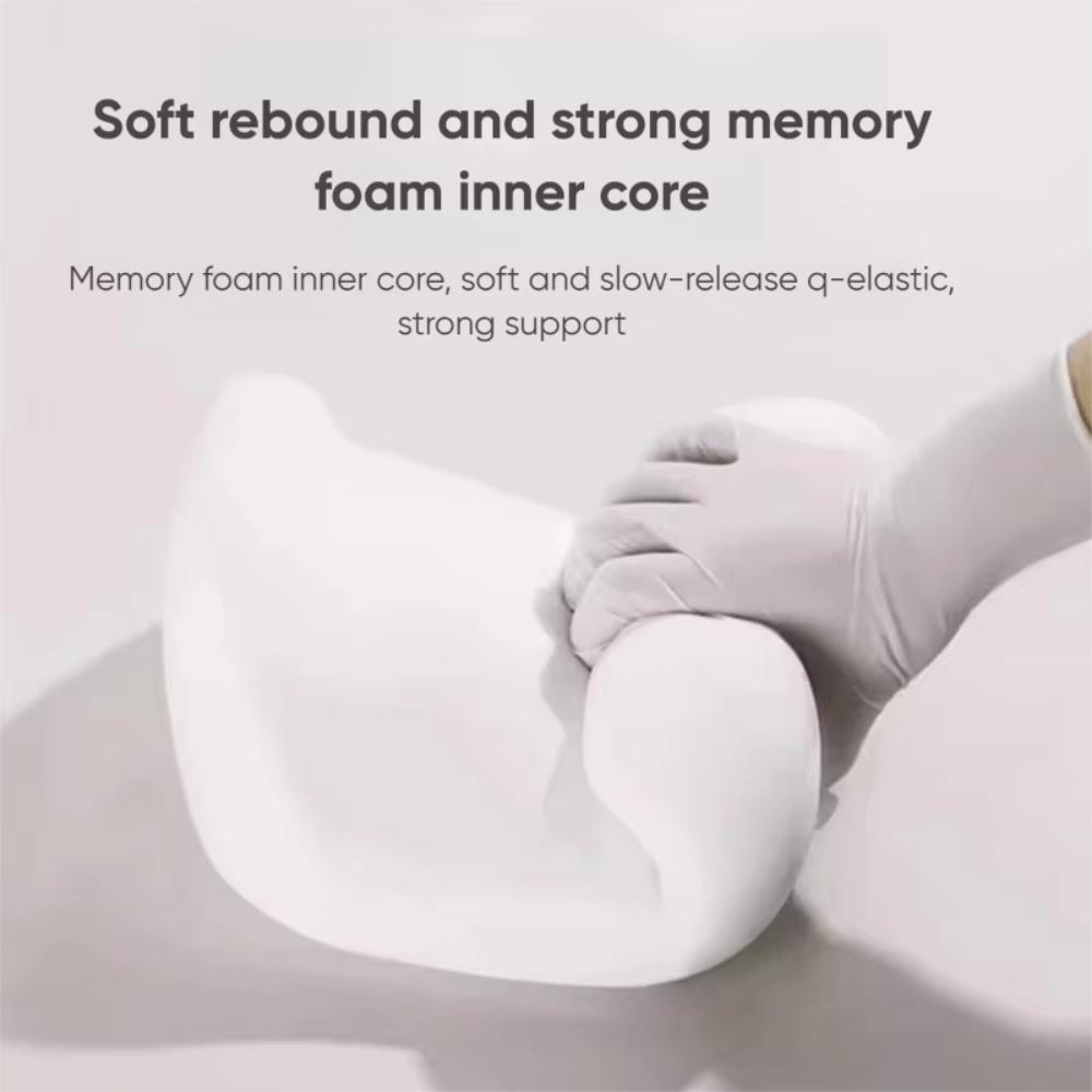 Memory Foam LOwer Back Pillow Solid Color Driving Seat Waist Pad New Back Cushion  Car