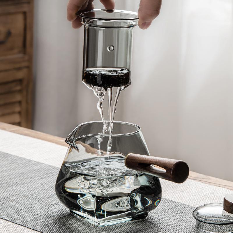 Japanischer Stil Mufeng, Glas-Teekanne, Haushalt hitzebeständig hohe Temperatur, Filtereinsatz, Blumenteekanne, Teeset, Teebereiter