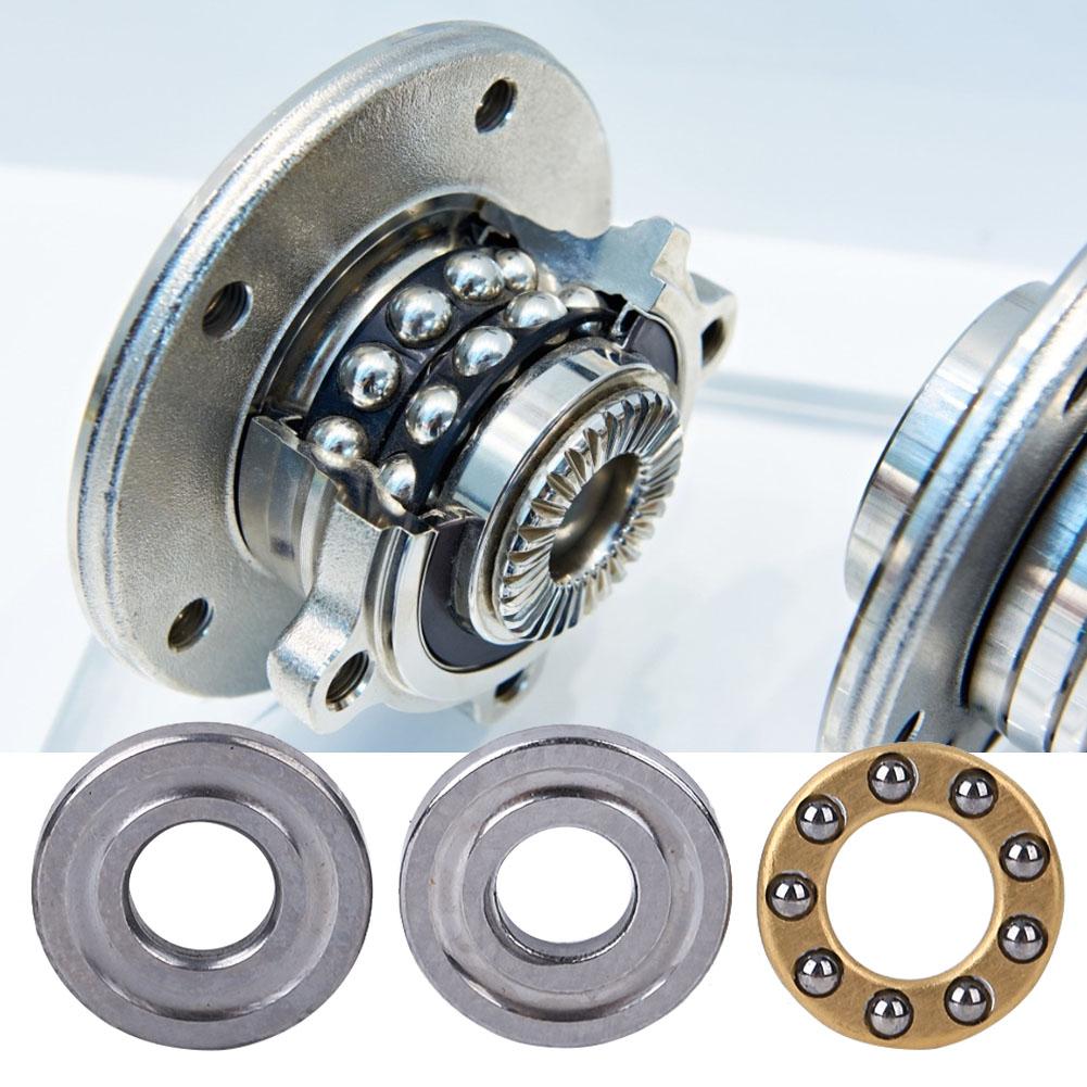 10pcs Thrust Ball Bearing Miniature High Precision Flat Steel Bearings Set