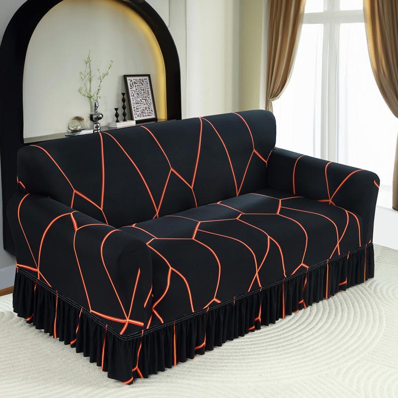 Skirt Sofa Cover Universal Elastic Sofa Cover All-Inclusive Universal Combination Sofa Cover