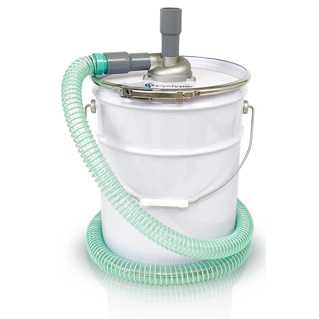 Cyclyper Type 3 Cyclone Dust Collector for High Separation for and Reinforced Pails Diameter x 20L Dust, Rate, DIY, Woodworking, Small, (25mm Can)