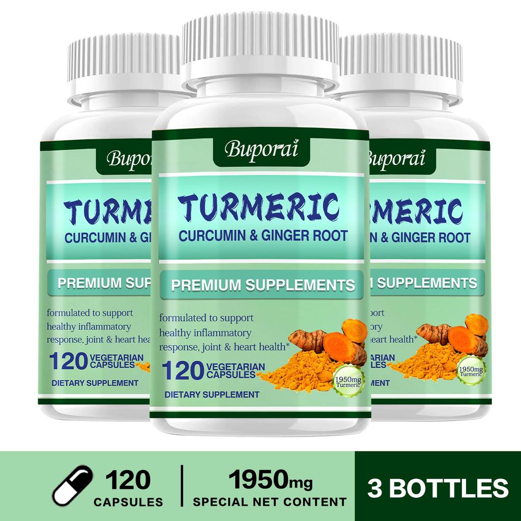 Buporai Curcumin and Ginger Root Capsules - Joint Health