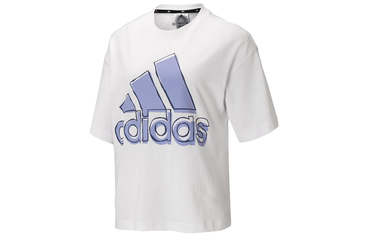 Adidas Set in Sleeve T Shirt Women s White HB5100 XL