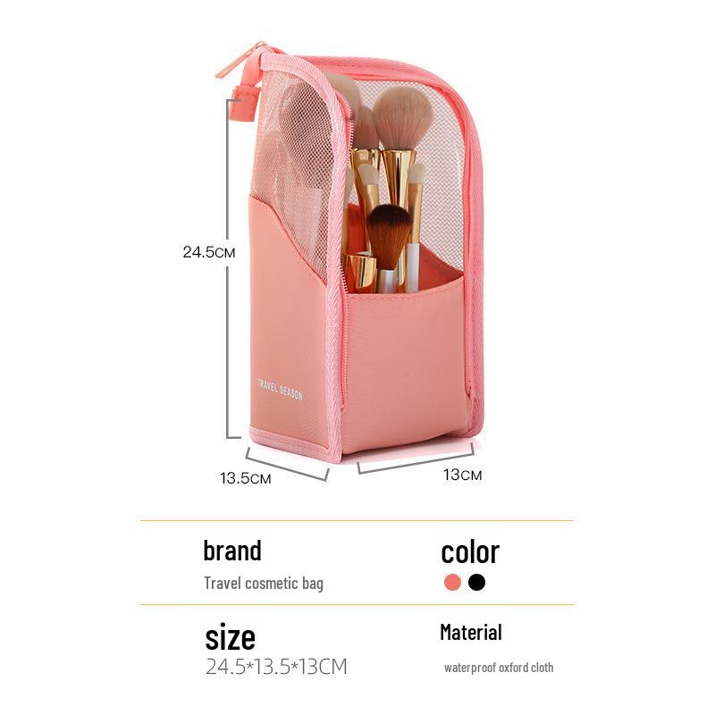 Mehrzweck Make-up Pinsel Organizer Tasche - Große Kapazität, Aufrechter Reise-Aufbewahrungsbeutel