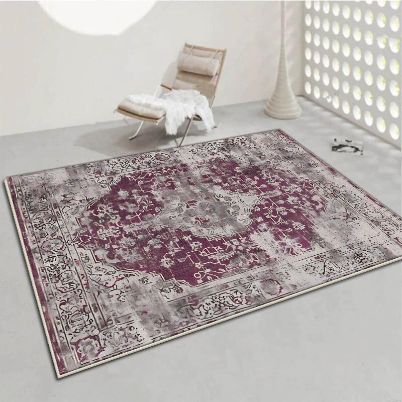 Amerikanischer Stil Persien Großer Teppich Wohnzimmer Dekoration Zuhause Sofa Bereich Teppiche Schlafzimmer Garderobe Fußmatte Waschbar Rutschfest